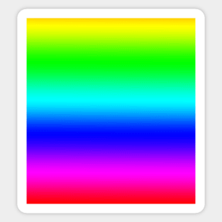 COLOR GRADIENT #2 (psychedelic) Sticker